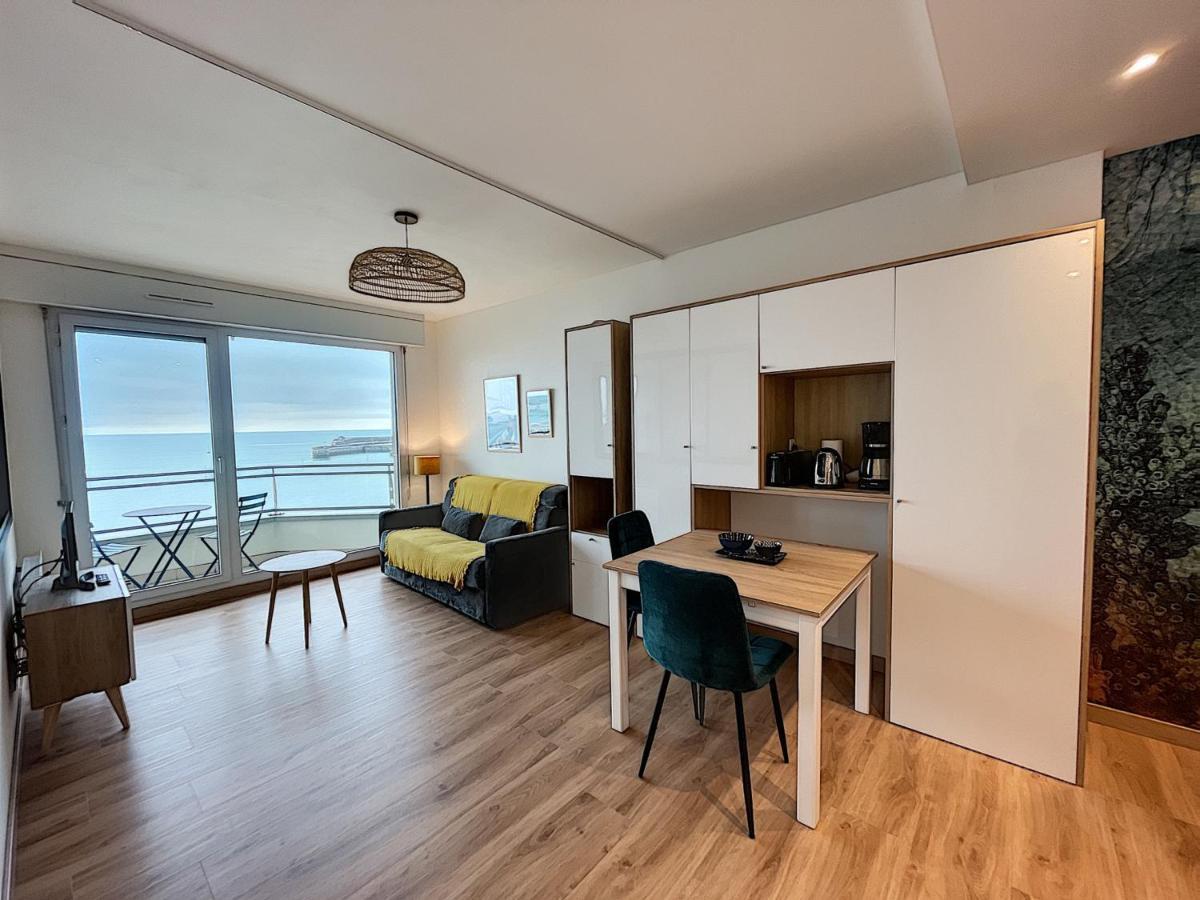 Charmant T2 En Front De Mer, 4 Pers., Ascenseur, Garage, Wi-Fi - Fr-1-361-383 Гранвіль Екстер'єр фото
