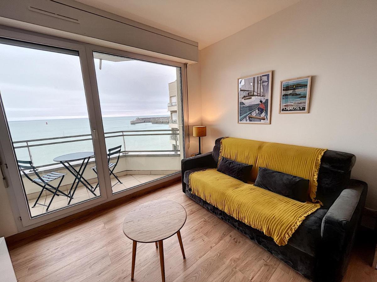 Charmant T2 En Front De Mer, 4 Pers., Ascenseur, Garage, Wi-Fi - Fr-1-361-383 Гранвіль Екстер'єр фото