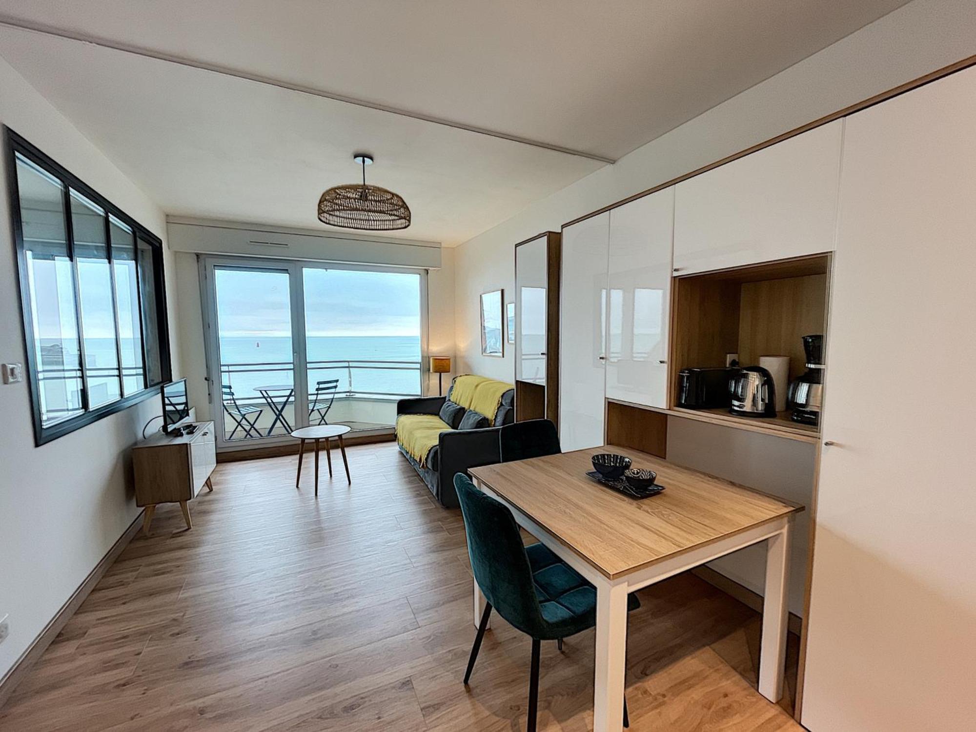 Charmant T2 En Front De Mer, 4 Pers., Ascenseur, Garage, Wi-Fi - Fr-1-361-383 Гранвіль Екстер'єр фото